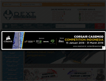 Tablet Screenshot of dextmall.com